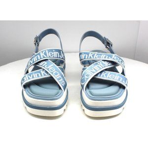 Calvin klein jeans women's cove sporty strappy wedge sandals Clearance